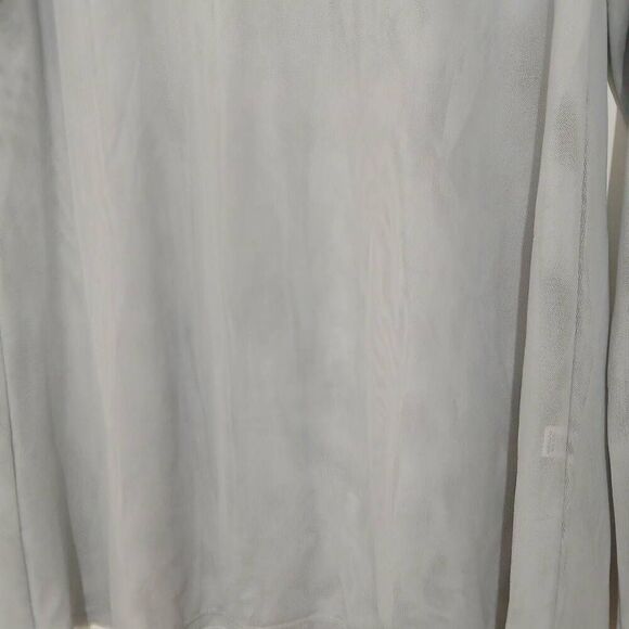 A'nue ligne usa womens medium long mesh sheer longsleeve top nylon tunic - Picture 2 of 9